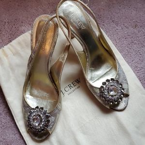 J. Crew Collection vintage heels wedding sz 7.5
